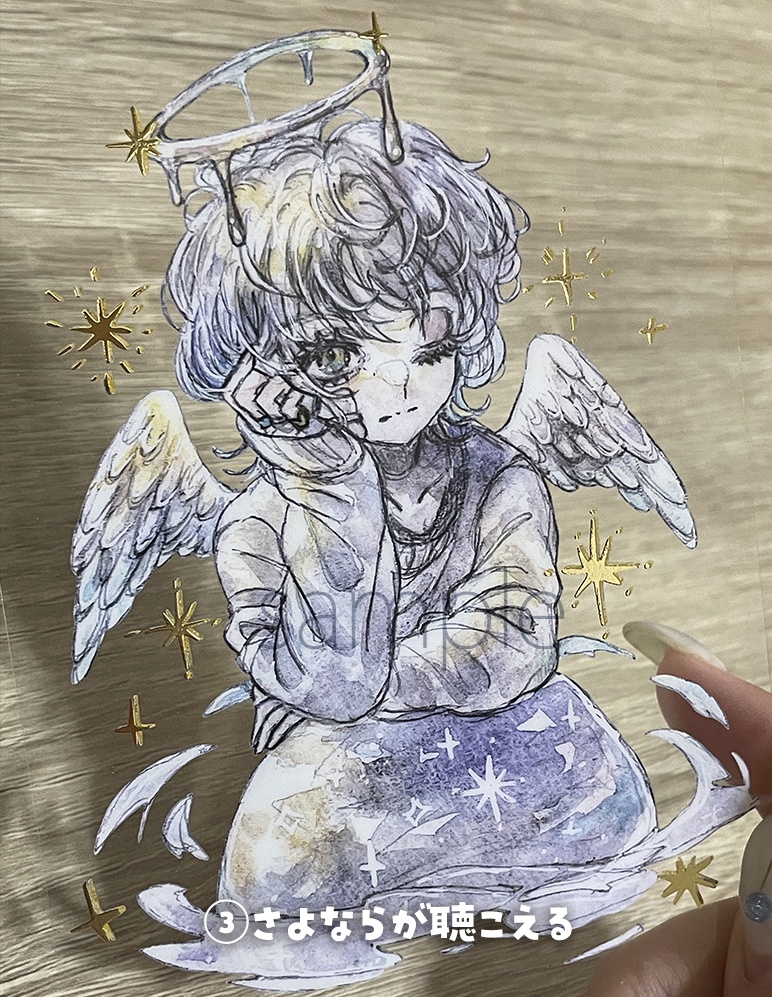 金箔押しクリアカード&物語カード