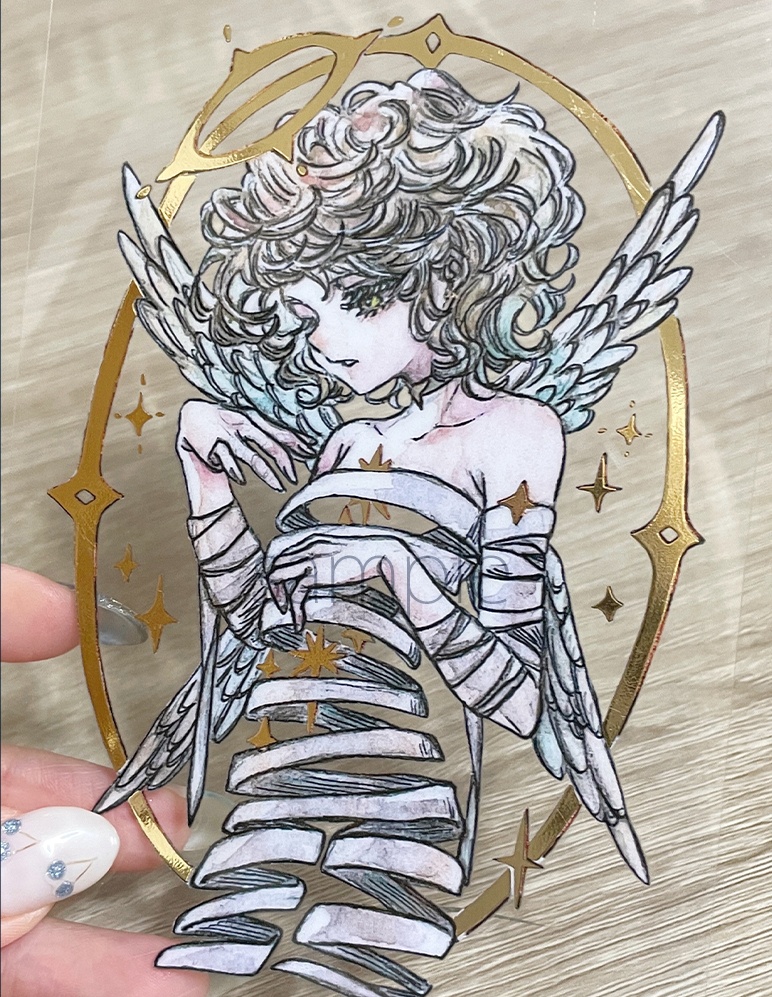 金箔押しクリアカード&物語カード