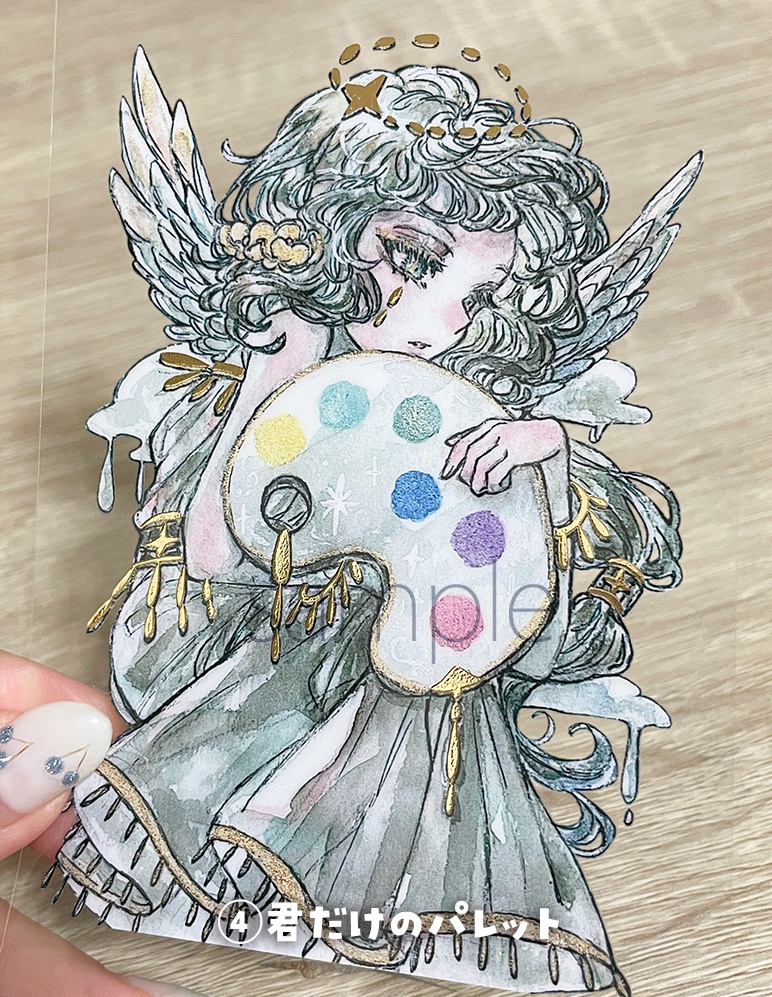 金箔押しクリアカード&物語カード