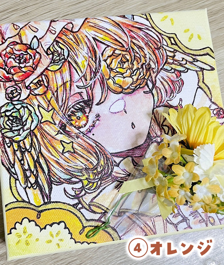 天使に花が贈れるキャンバスボード