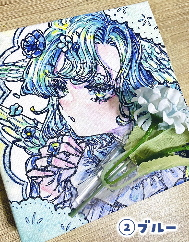 天使に花が贈れるキャンバスボード