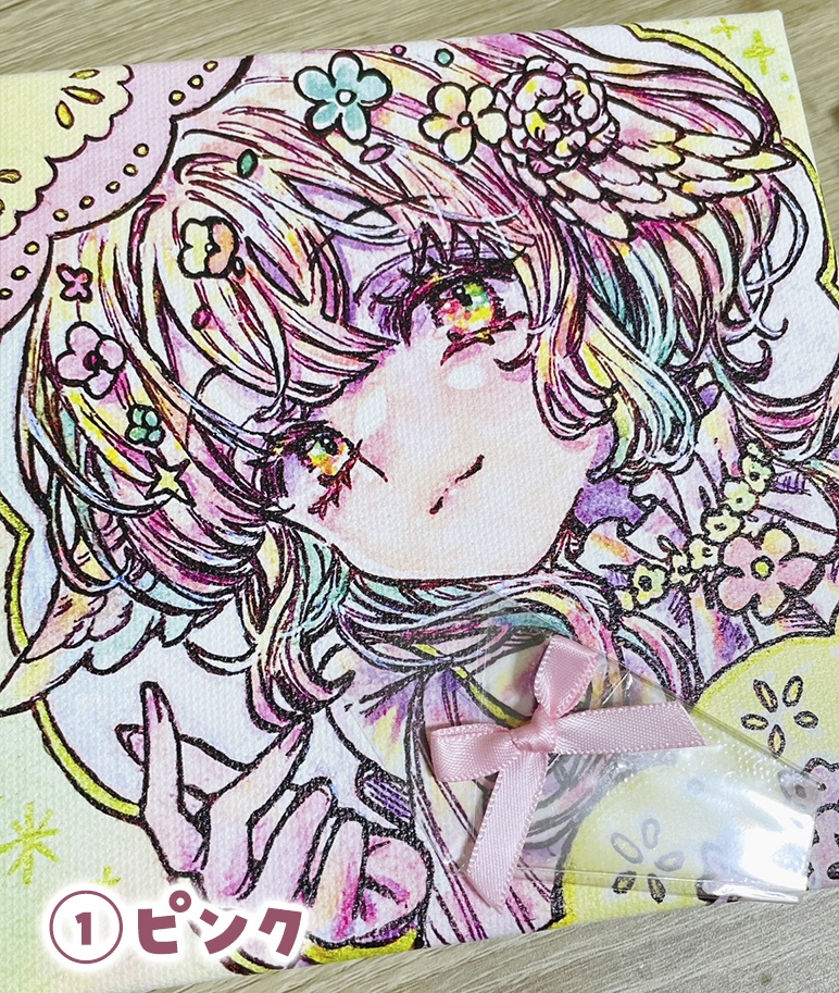 天使に花が贈れるキャンバスボード