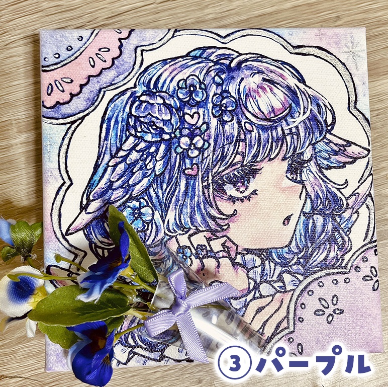 天使に花が贈れるキャンバスボード