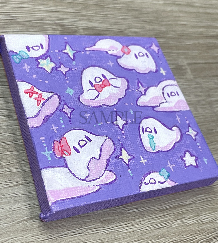 【ミニキャンバス原画】ゆめかわおばチュン【9月13日20時販売開始】