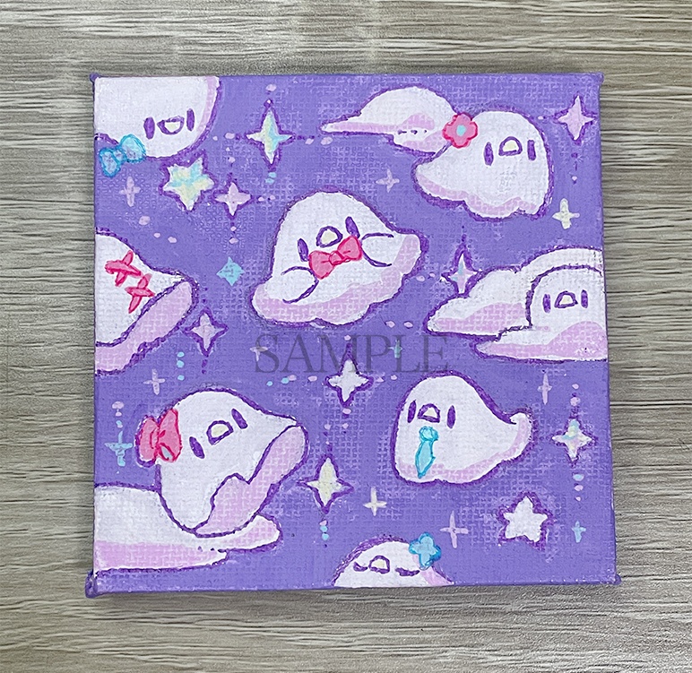 【ミニキャンバス原画】ゆめかわおばチュン【9月13日20時販売開始】