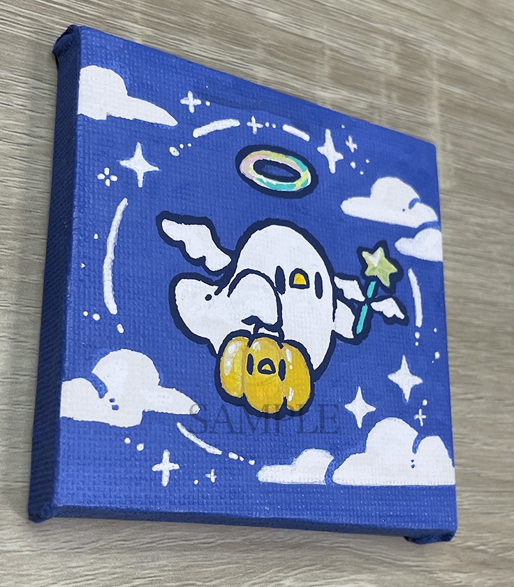 【9月19日20時販売開始】エンジェルおばチュン【ミニキャンバス原画】