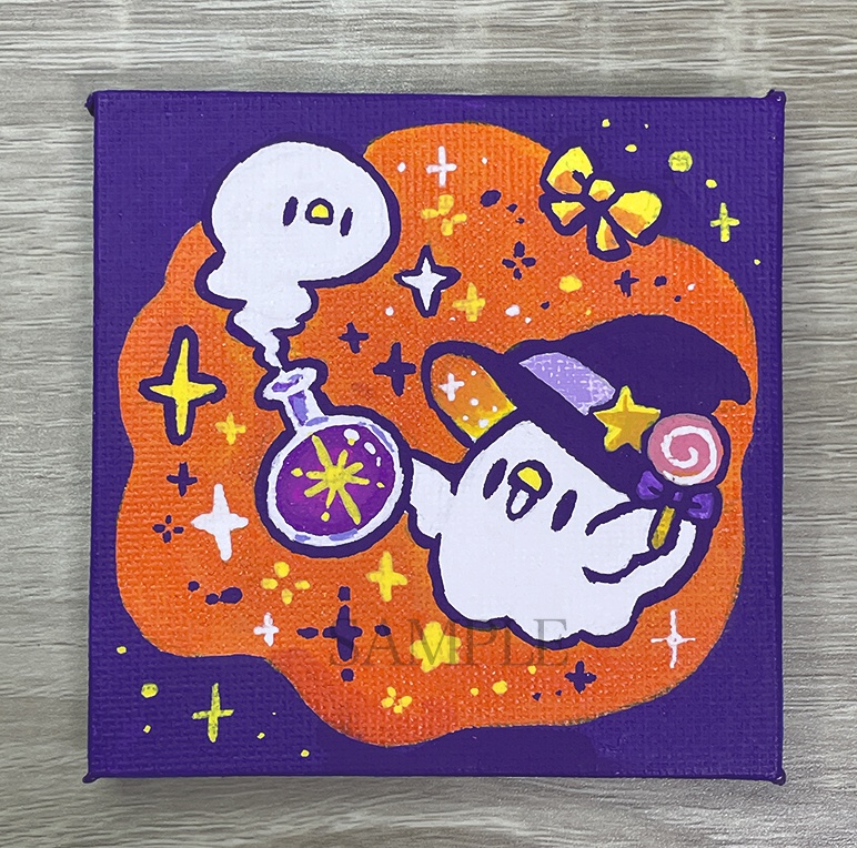 【9月19日20時販売開始】おばチュンの魔法時間【ミニキャンバス原画】