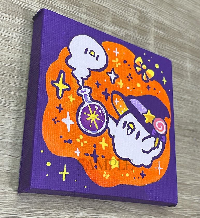 【9月19日20時販売開始】おばチュンの魔法時間【ミニキャンバス原画】