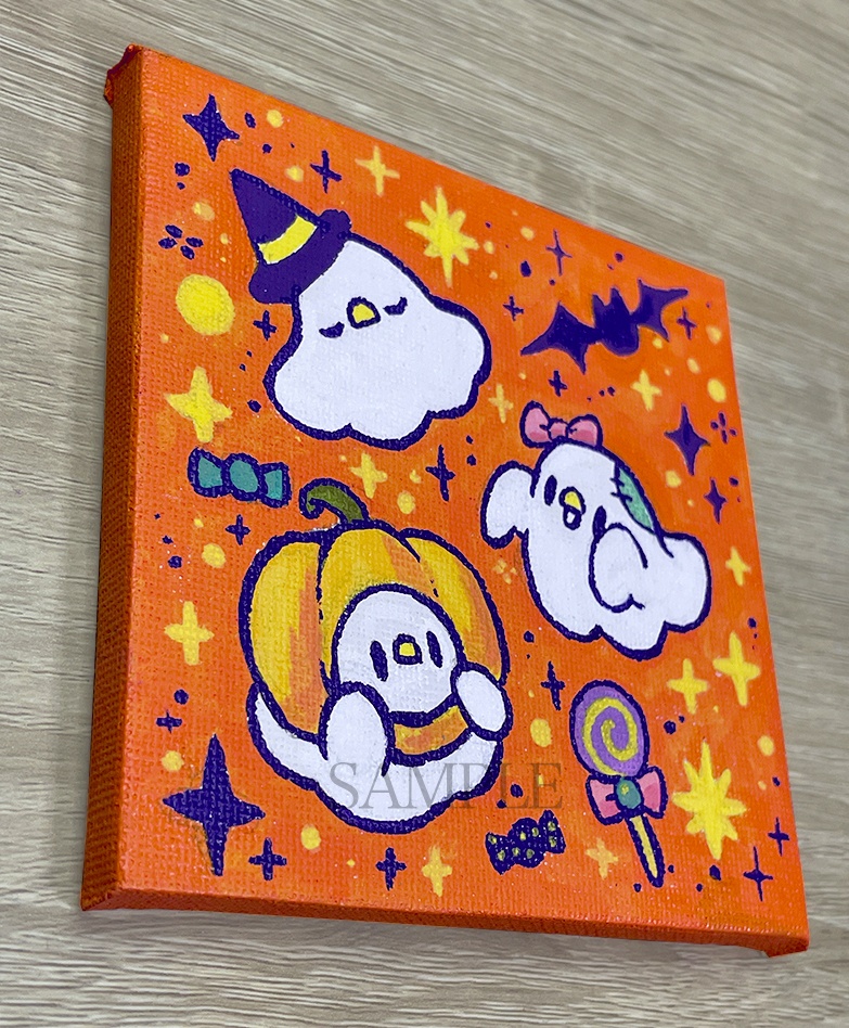 【9月19日20時販売開始】ハロウィンパーティまだかな?【キャンバス原画】