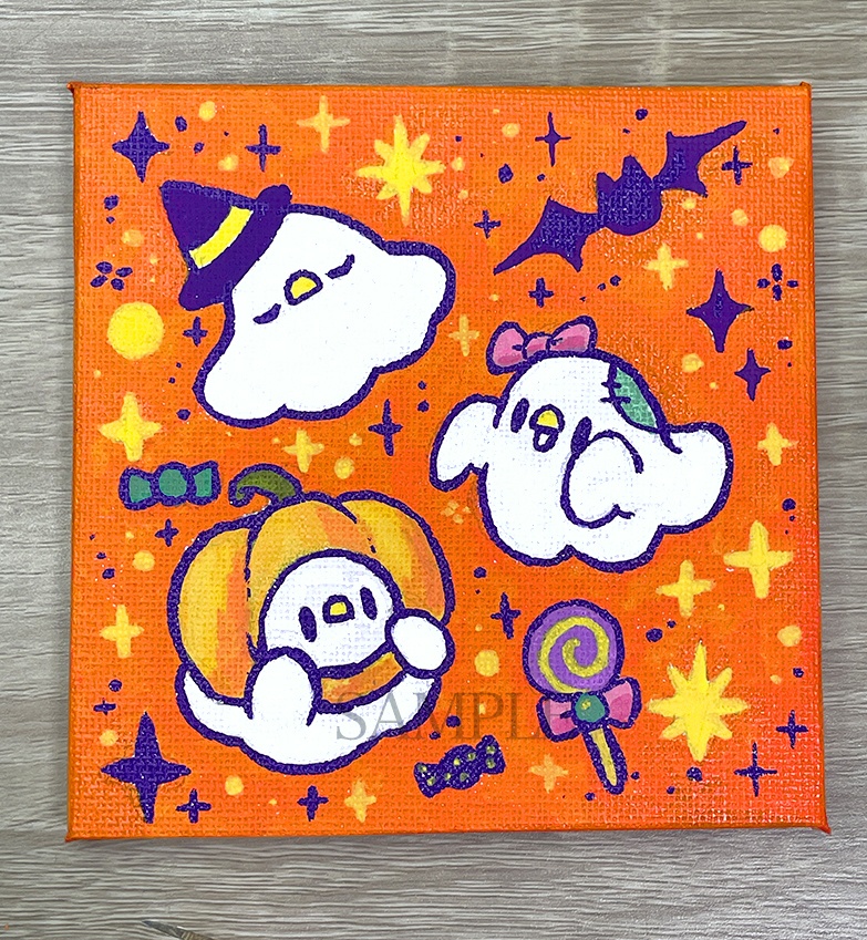 【9月19日20時販売開始】ハロウィンパーティまだかな?【キャンバス原画】