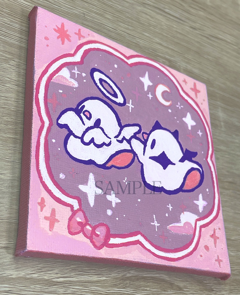 【9月19日20時販売開始】天使さんお困りですか?【キャンバス原画】