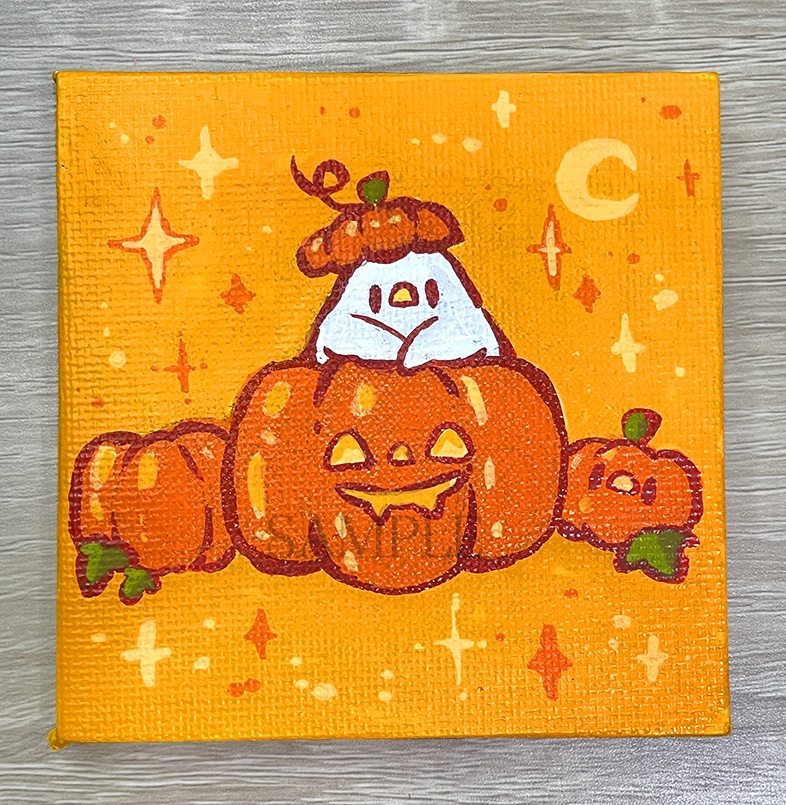 【10月4日21時販売開始】見つかっちゃったー!【ミニキャンバス原画】