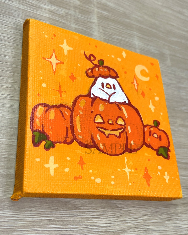 【10月4日21時販売開始】見つかっちゃったー!【ミニキャンバス原画】