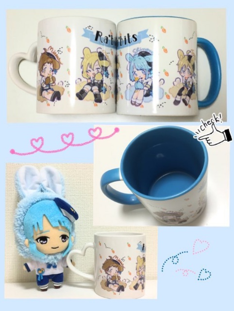 らびっつちゃんマグカップ(ハート)