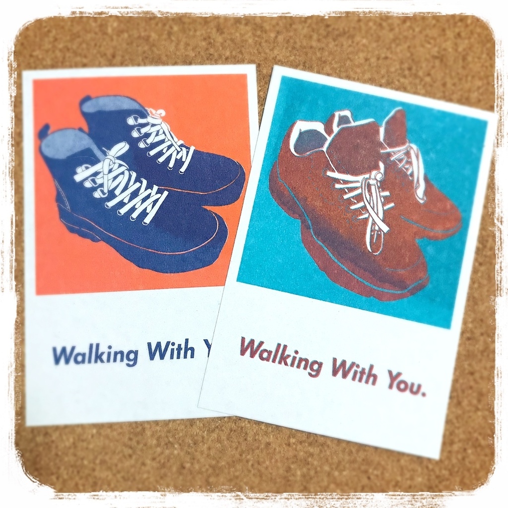 スニーカーポストカード