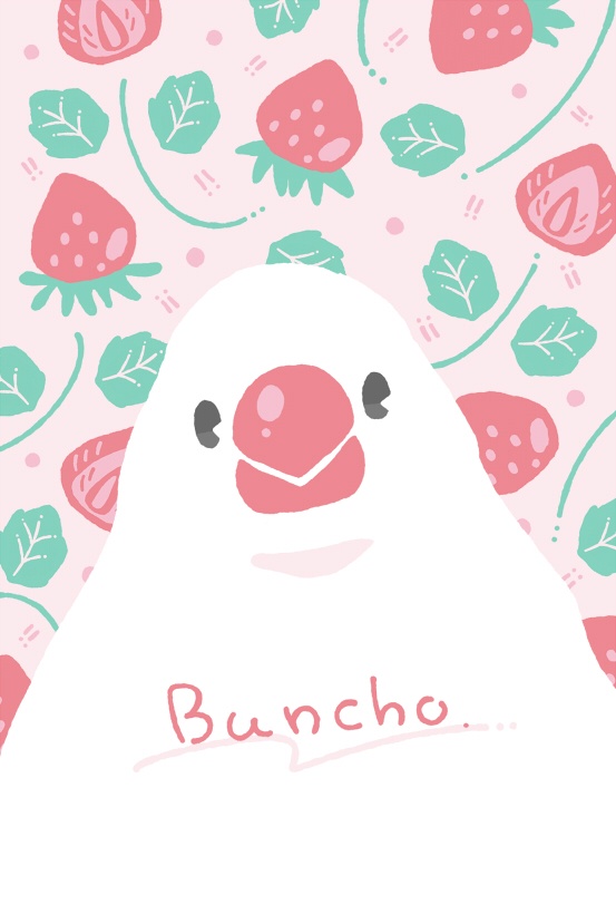 くだものとりポストカード