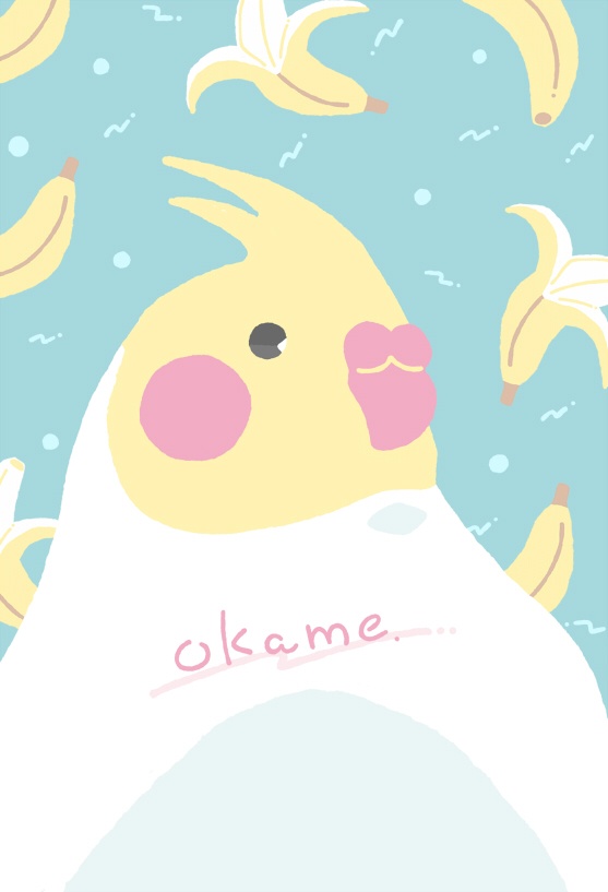 くだものとりポストカード