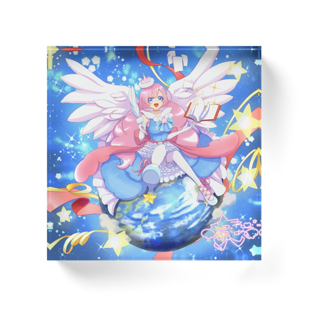宇宙天使さぶれーぬ✩໒꒱アクリルブロック