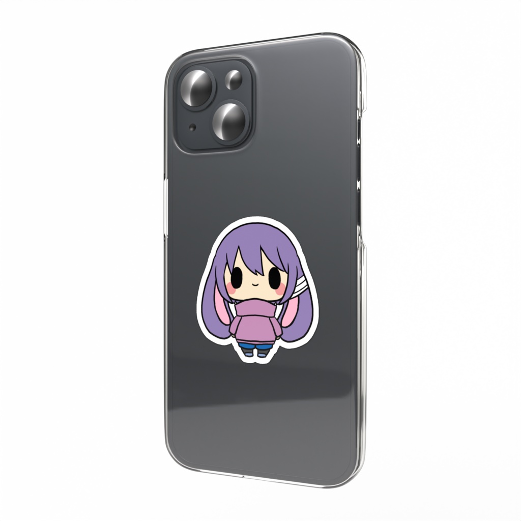 代理うさぎスマホステッカー