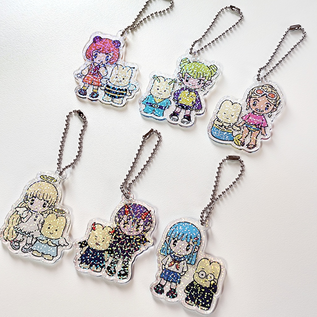 MUYUYU & GIRLS アクリルキーホルダー
