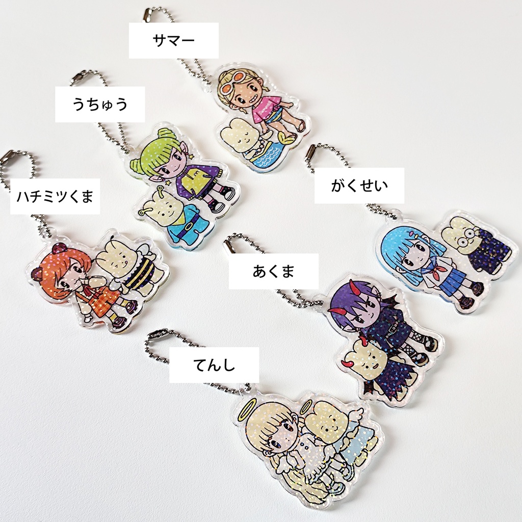 MUYUYU & GIRLS アクリルキーホルダー