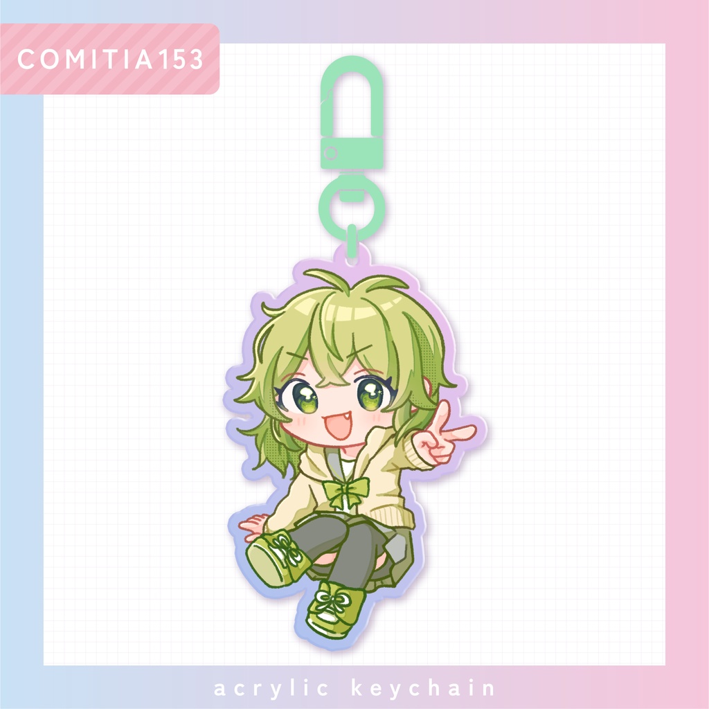 【アクリルキーホルダー】オーロラアクキー　双葉