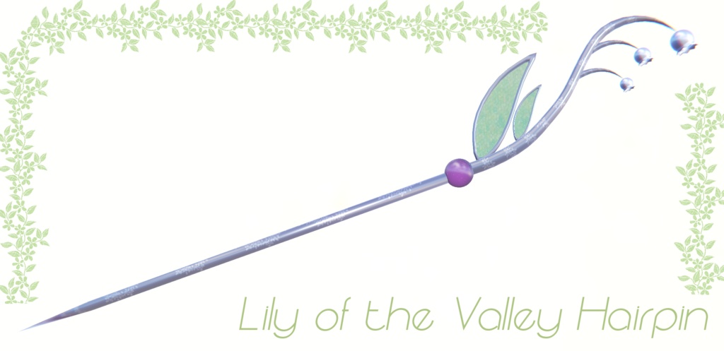 スズランの簪 ~Lily of the Valley Hairpin~