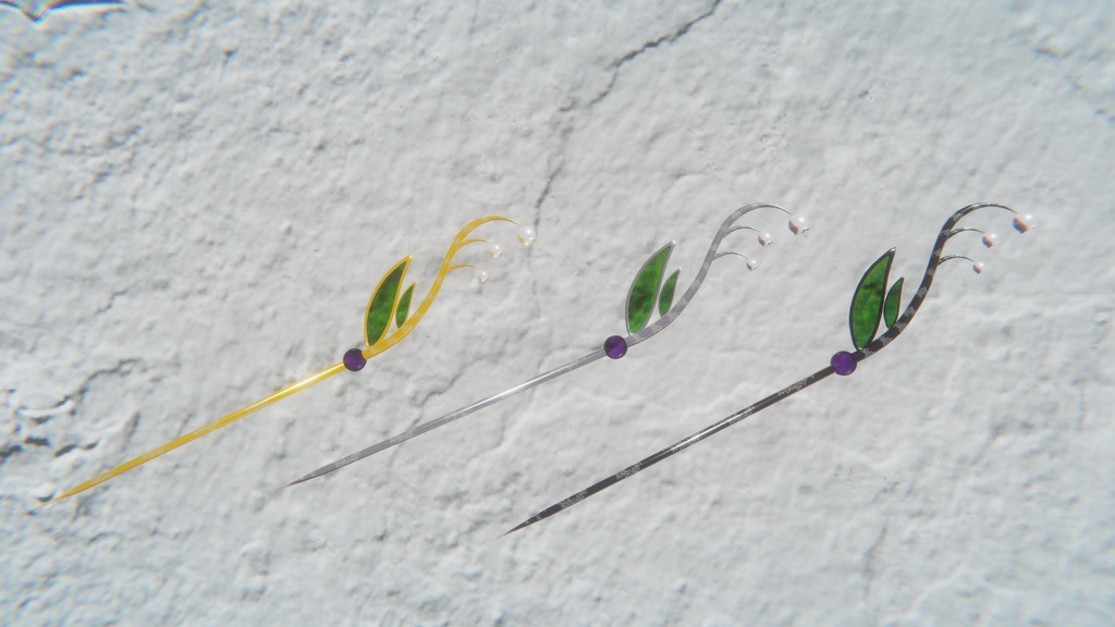 スズランの簪 ~Lily of the Valley Hairpin~