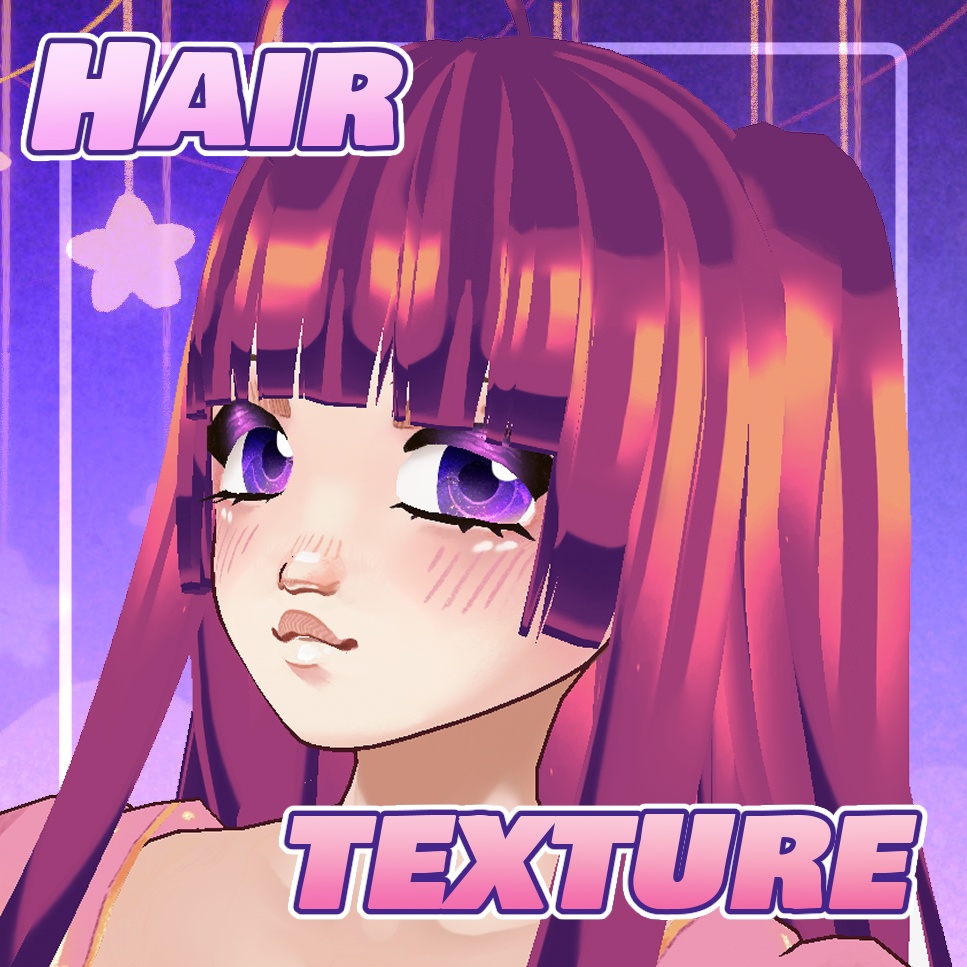 【VRoid】Hair Texture 髪のテクスチャ