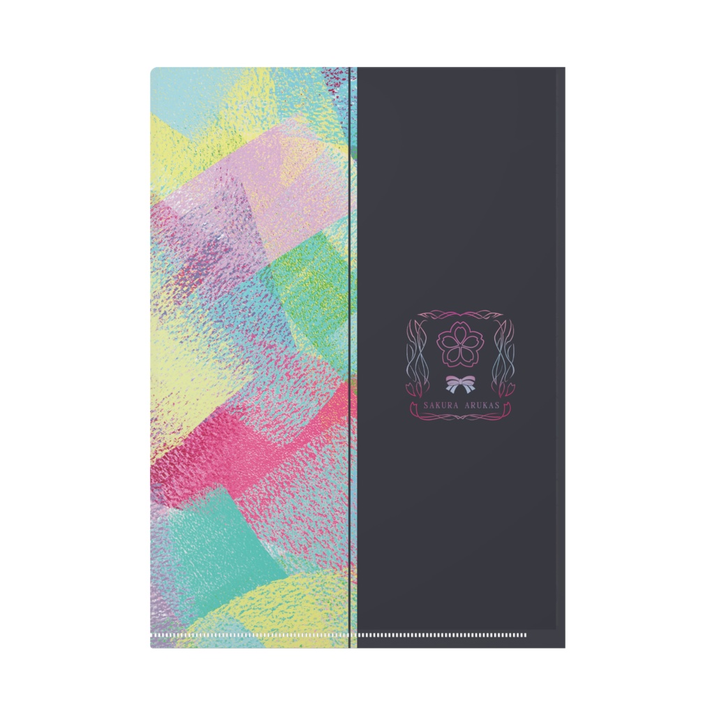 感情おみゃクリアファイルA4(黒)