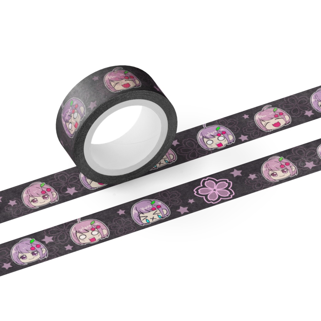 感情マスキングテープ(黒)