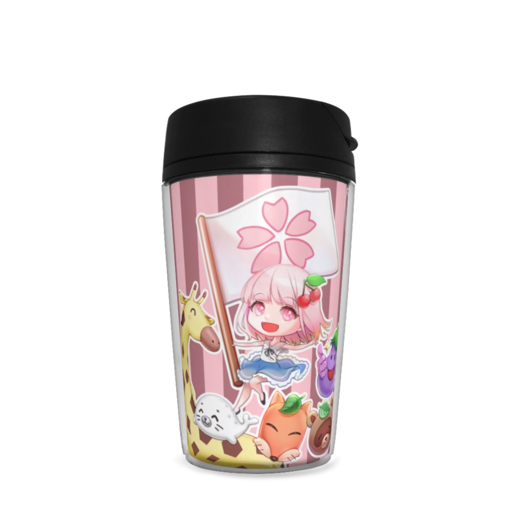 ゆかいな仲間たちタンブラーピンク