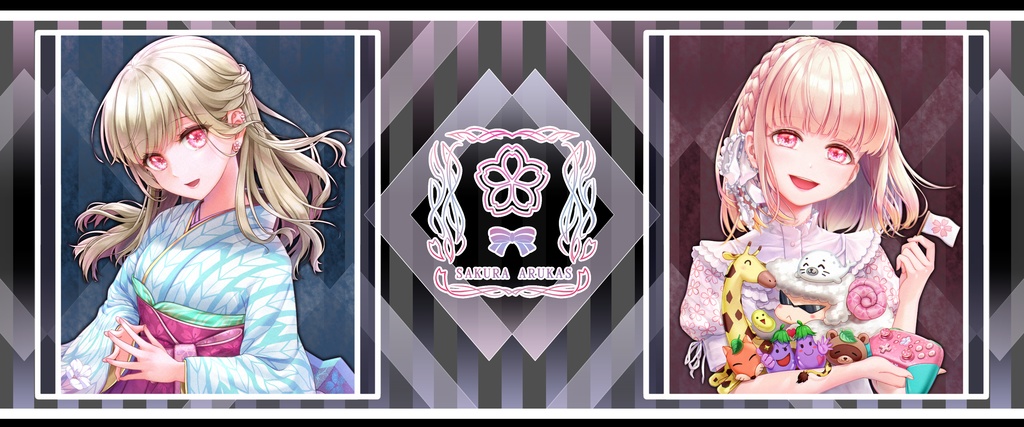 桜マグカップ黒