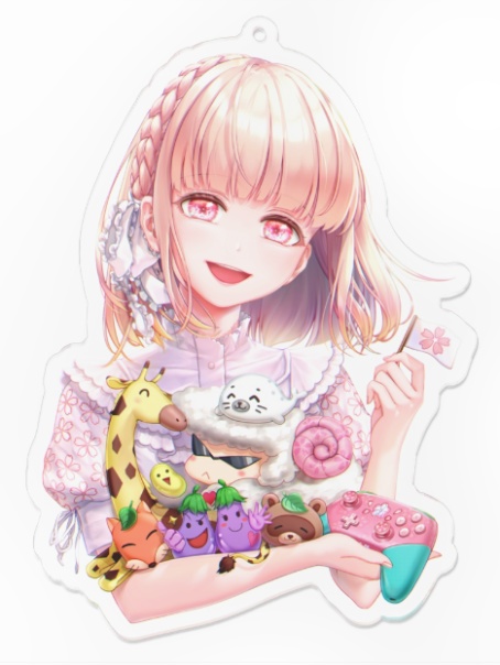 桜とゆかいな仲間たちアクキー