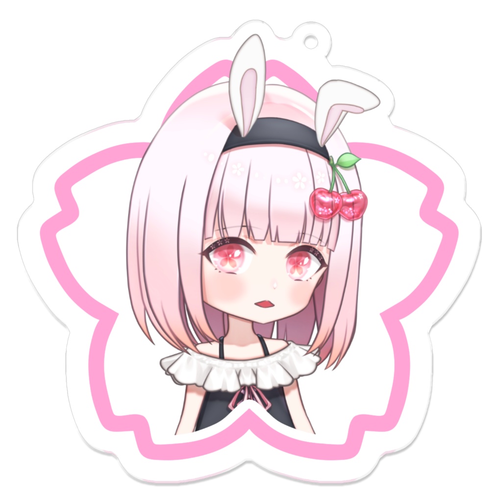肉体アクキー　ロングぽけら顔