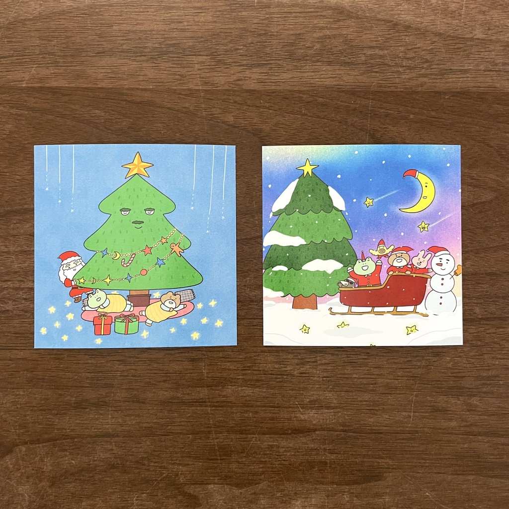 クリスマスカード（2種入り）