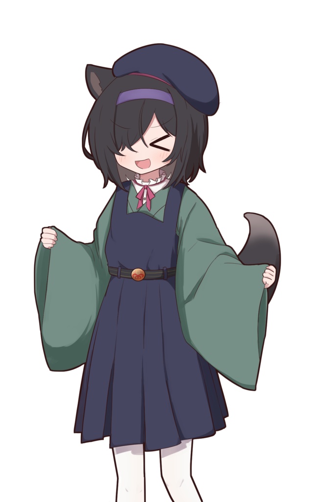 メカクレけもみみ少女 立ち絵