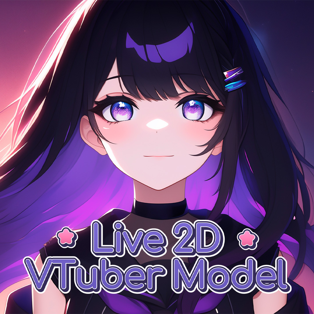 live2dモデル | スターVTuberモデル | ストリームの背景 - streamskins - BOOTH