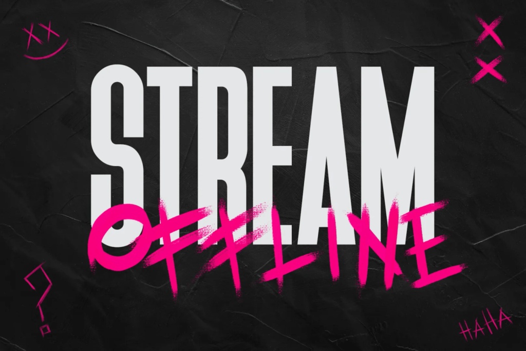 配信オーバーレイ/Stream Overlay：Glitch