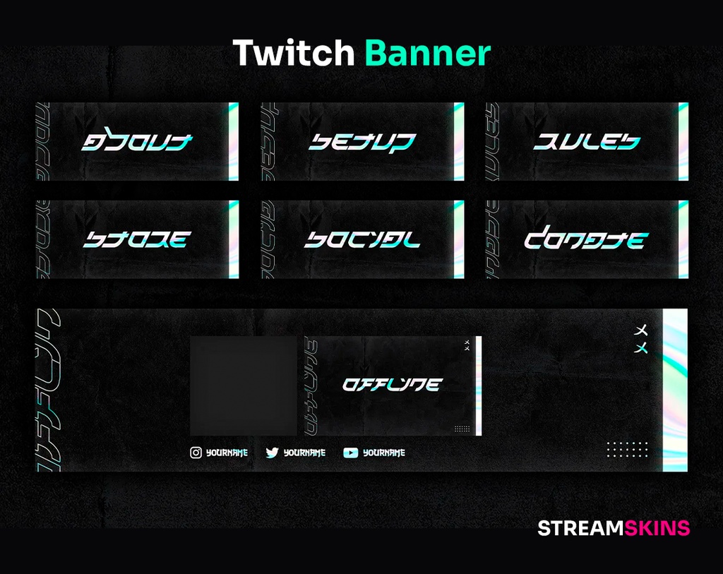 Twitchバナー/Twitch Banner:Prismatic