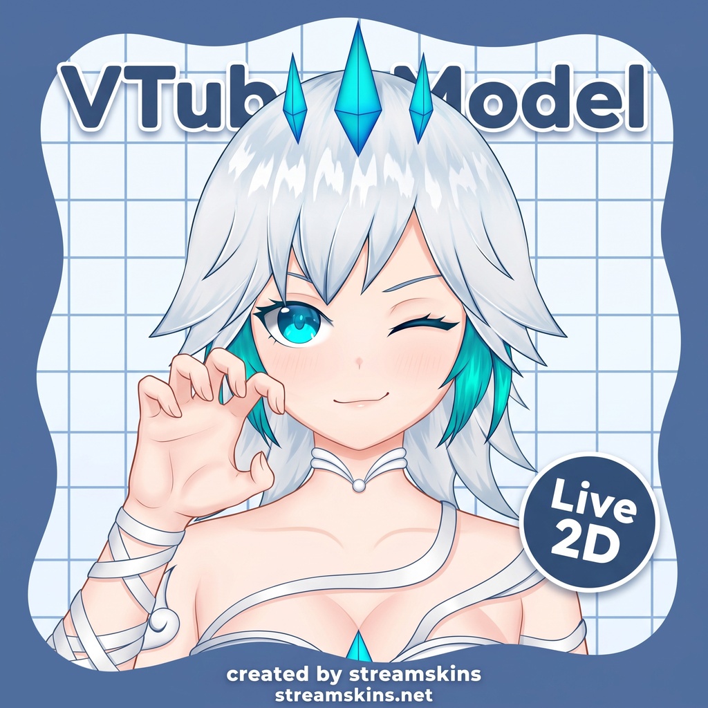 アイスクイーン VTuberモデル / Live2D