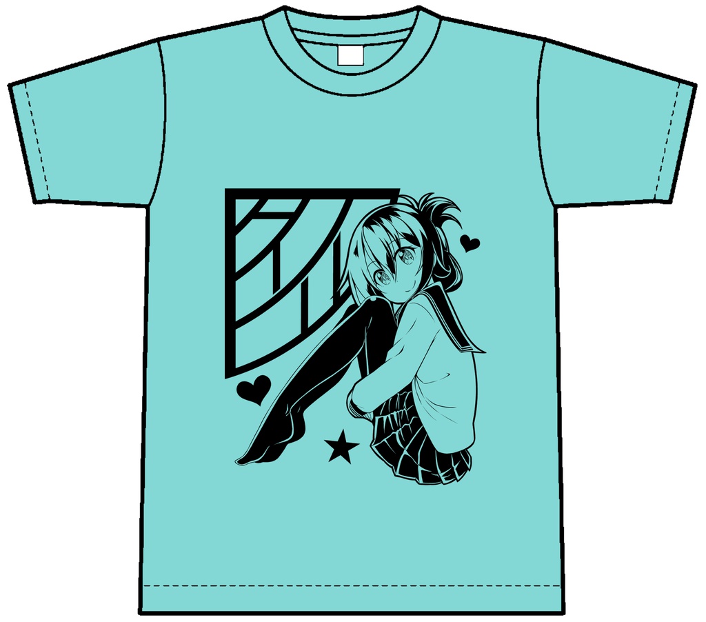 タイツ電ちゃんTシャツ