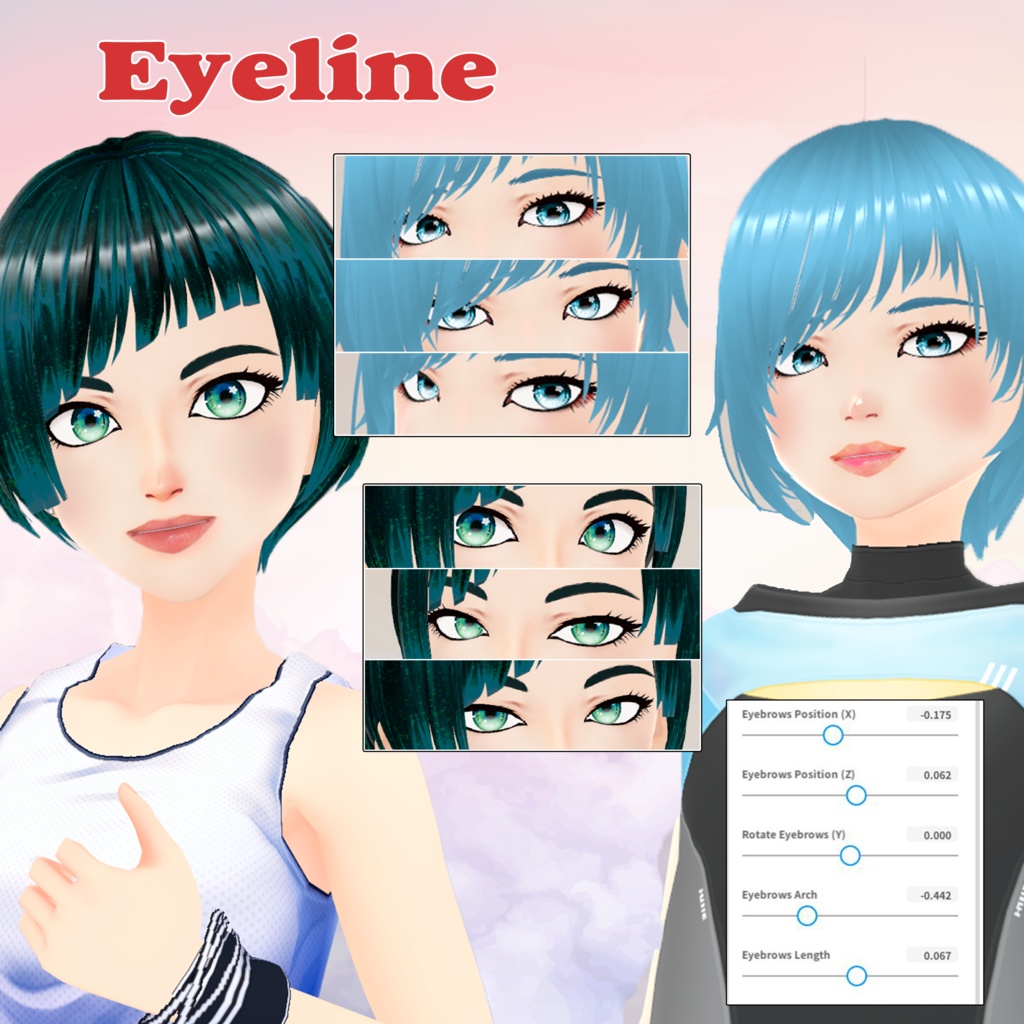 【VRoid】Eyeline texture
