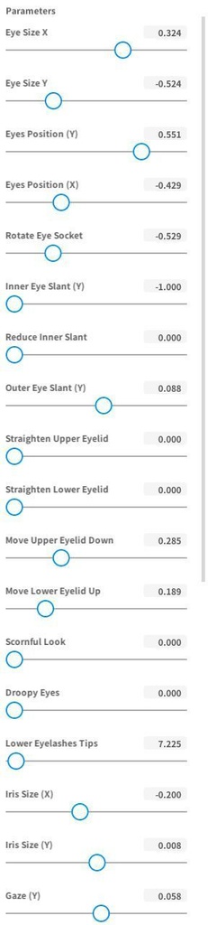 【VRoid】Eyeline texture