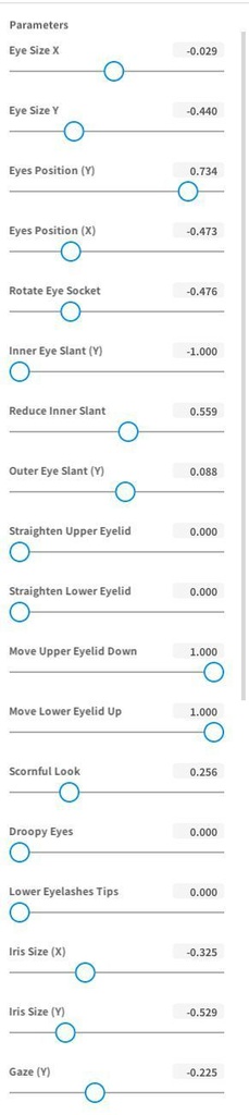 【VRoid】Eyeline texture