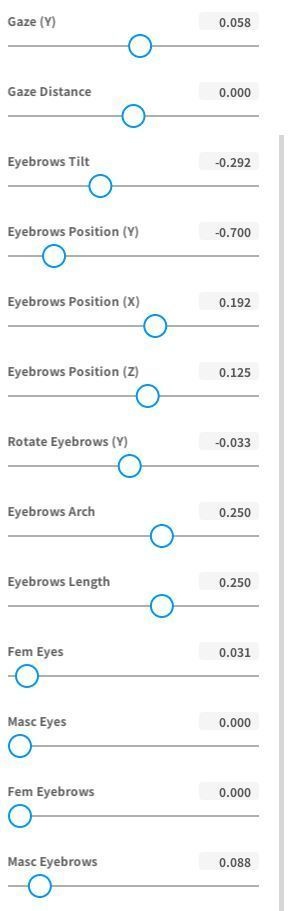 【VRoid】Eyeline texture