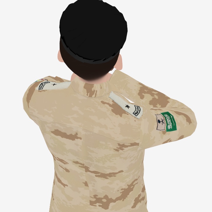 Arab Military uniform 【VRoid】