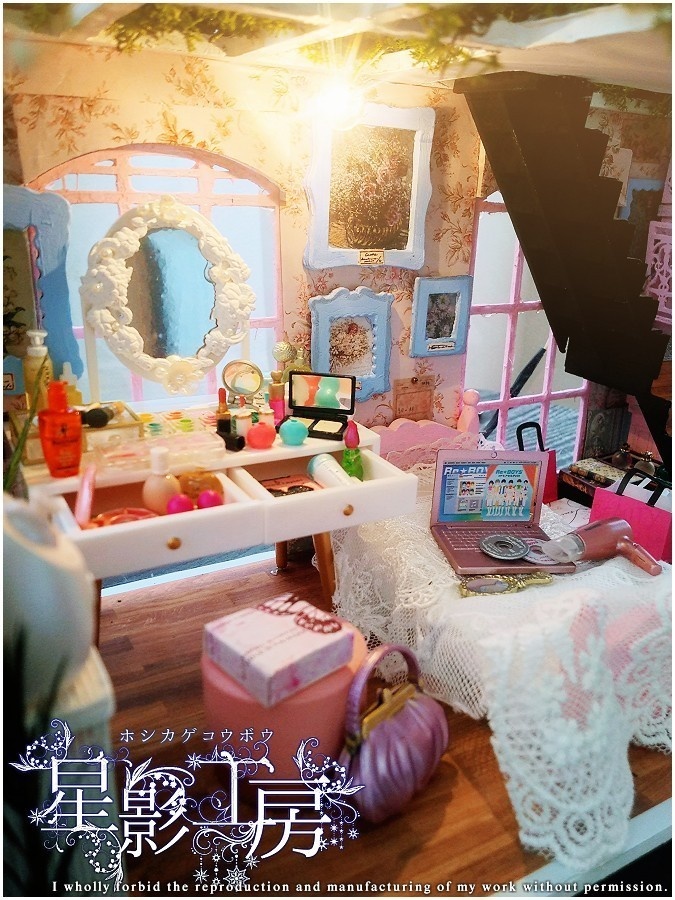 薔薇が咲き零れるマイルーム-花薫るメイクルーム-