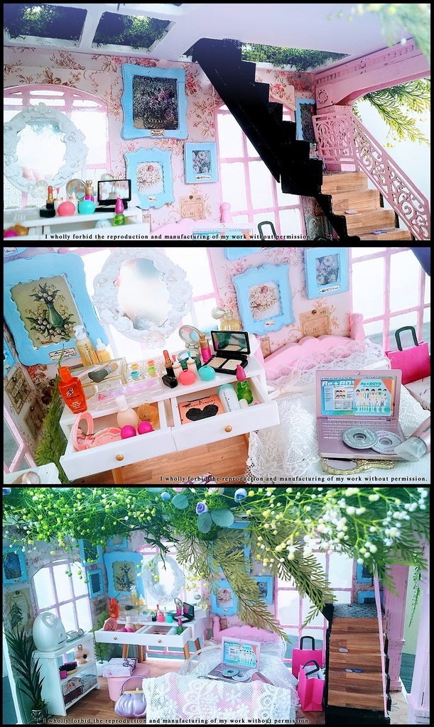 薔薇が咲き零れるマイルーム-花薫るメイクルーム-