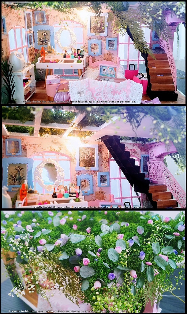 薔薇が咲き零れるマイルーム-花薫るメイクルーム-